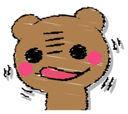 Hard bear sticker #12923968