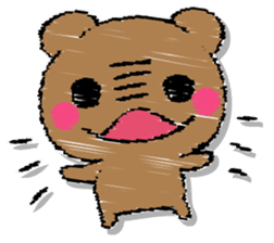 Hard bear sticker #12923974