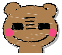 Hard bear sticker #12923998