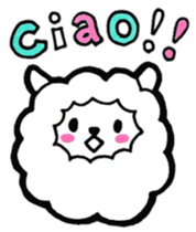korokoro sheep a little Italian sticker #12924126