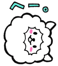korokoro sheep a little Italian sticker #12924138