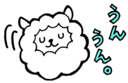 korokoro sheep a little Italian sticker #12924140