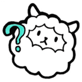 korokoro sheep a little Italian sticker #12924150