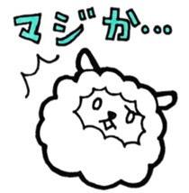 korokoro sheep a little Italian sticker #12924152