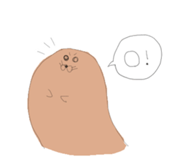 A Baikal seal speaking Russian sticker #12924679