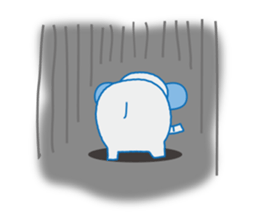 Elephant speaks Hindi and Japanese sticker #12925285