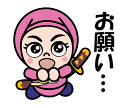 Kunoichi Ninja Azuki sticker #12925290