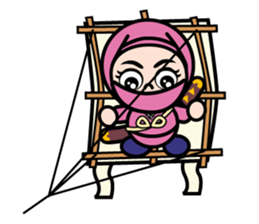 Kunoichi Ninja Azuki sticker #12925311