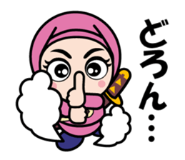 Kunoichi Ninja Azuki sticker #12925314