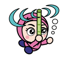 Kunoichi Ninja Azuki sticker #12925319