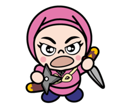 Kunoichi Ninja Azuki sticker #12925320