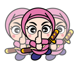 Kunoichi Ninja Azuki sticker #12925324