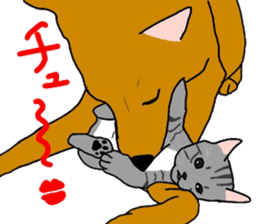 Nanako, the gray tabby kitty! sticker #12925470