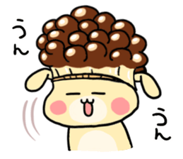 Shimeji rabbit sticker #12925406
