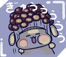 Shimeji rabbit sticker #12925414