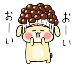 Shimeji rabbit sticker #12925437