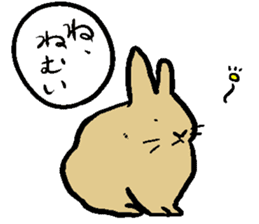 MUGICYA is rabbit. sticker #12925891