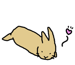 MUGICYA is rabbit. sticker #12925907