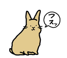 MUGICYA is rabbit. sticker #12925908