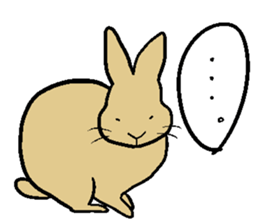 MUGICYA is rabbit. sticker #12925913