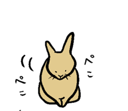 MUGICYA is rabbit. sticker #12925914