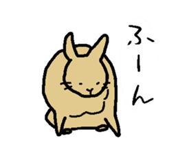 MUGICYA is rabbit. sticker #12925918