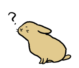 MUGICYA is rabbit. sticker #12925920