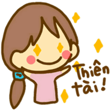 Let's talk in Vietnamese and Japanese sticker #12926550