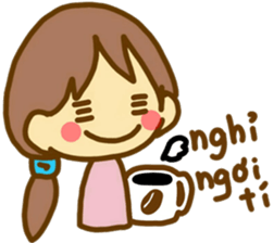 Let's talk in Vietnamese and Japanese sticker #12926556