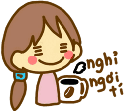 Let's talk in Vietnamese and Japanese sticker #12926556