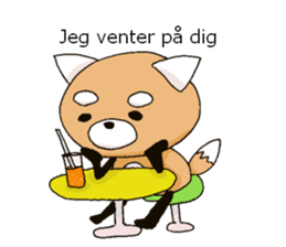 Dansk Sticker - Danish Sticker sticker #12926729