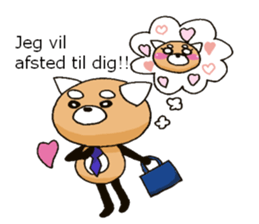 Dansk Sticker - Danish Sticker sticker #12926730