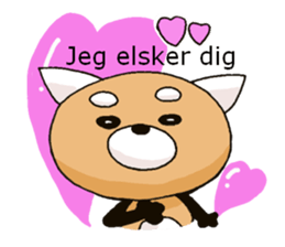 Dansk Sticker - Danish Sticker sticker #12926732