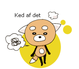 Dansk Sticker - Danish Sticker sticker #12926743