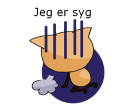 Dansk Sticker - Danish Sticker sticker #12926763