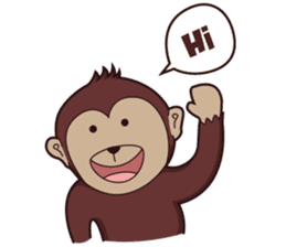Bana The Monkey sticker #12926926