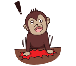 Bana The Monkey sticker #12926929