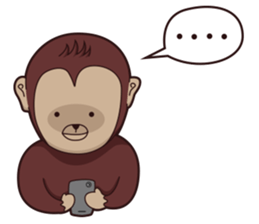 Bana The Monkey sticker #12926933