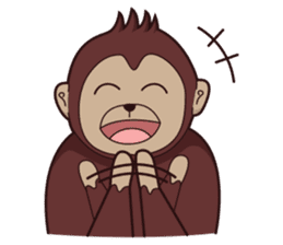 Bana The Monkey sticker #12926936