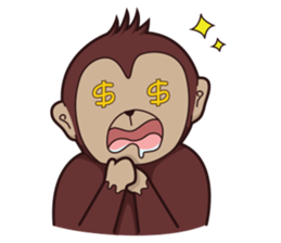Bana The Monkey sticker #12926937