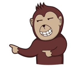 Bana The Monkey sticker #12926938