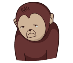 Bana The Monkey sticker #12926939