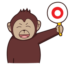 Bana The Monkey sticker #12926942