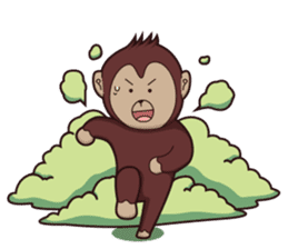 Bana The Monkey sticker #12926947