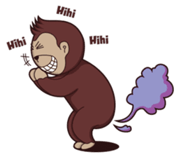 Bana The Monkey sticker #12926953