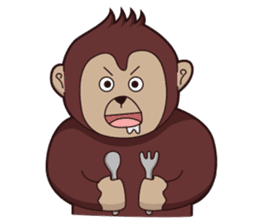 Bana The Monkey sticker #12926954