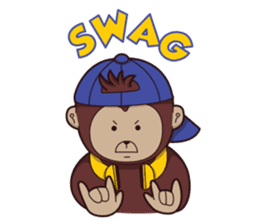 Bana The Monkey sticker #12926958