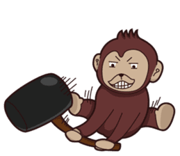 Bana The Monkey sticker #12926959