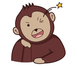 Bana The Monkey sticker #12926962