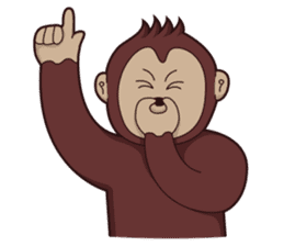 Bana The Monkey sticker #12926965
